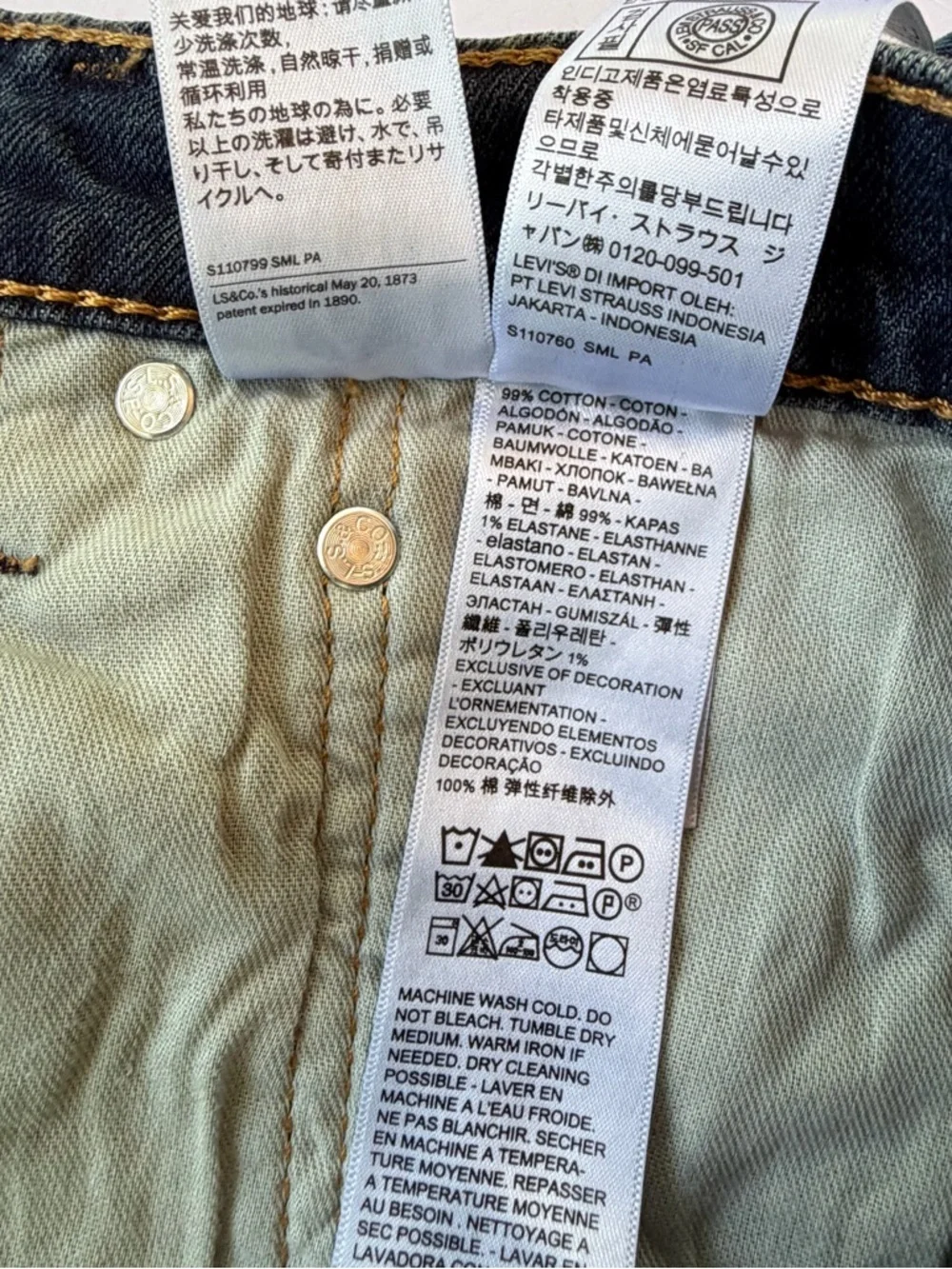 Men’s Levi’s 511 Denim Jeans Size 34x29​